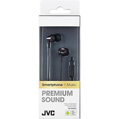 JVC HA-FR325-E Premium XX in-ear hoofdtelefoon met afstandsbediening en microfoon, zwart