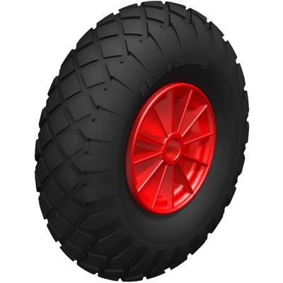 Blickle PK 262/20-75G-ROT Luchtband Wieldiameter: 260 mm Draagvermogen (max.): 150 kg 1 stuk(s)