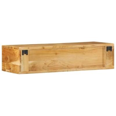 Tv-meubel wandmontage 80x30x19 cm massief acaciahout