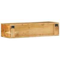 Tv-meubel wandmontage 80x30x19 cm massief acaciahout - thumbnail