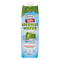Grace 100% Coconut Water 1 L bij Jumbo - thumbnail