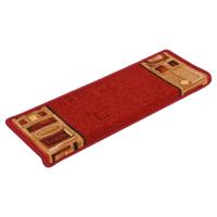 Trapmatten zelfklevend 15 st 65x21x4 cm rood - thumbnail