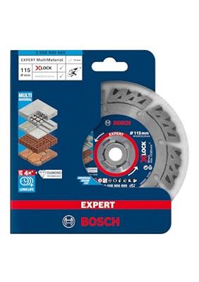 Bosch Accessories 2608900669 EXPERT MultiMaterial X-LOCK Diamanten doorslijpschijf Diameter 115 mm Boordiameter 22.23 mm Steen, Beton, Baksteen 1 stuk(s)