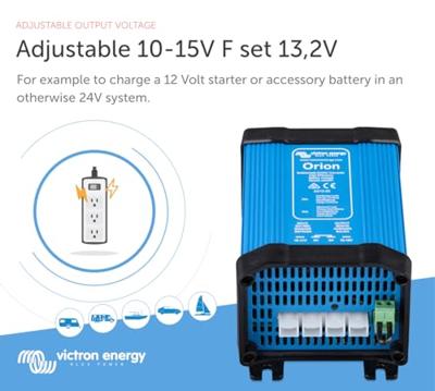 Victron Energy Orion 24/12-25A DC-DC converter IP20 DC/DC-converter 24 V/DC - 13.2 V/DC/35 A Victron Energy Orion 24/12-25A DC-DC converter IP20 DC/DC-converter 24 V/DC - 13.2 V/DC/35 A