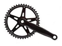 Hzb crankset / kettingwiel staal 44t 1/8 + 3/32 170 mm -1 mm zwart - thumbnail