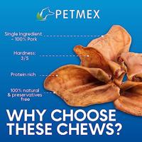 Hondenkluif PETMEX Varkensoor 40g 10 stuks - thumbnail
