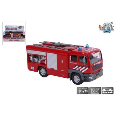 Kids Globe Die cast brandweer tank auto