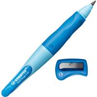 Vulpotlood STABILO Easyergo HB 3.15mm links blauw/donkerblauw incl puntenslijper blister à 1 stuk - thumbnail