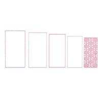 Nellie's Choice • multi frame dies sterren rechthoek 5st. - thumbnail