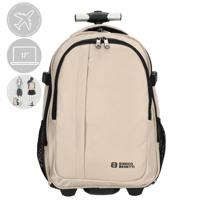 Enrico Benetti Innsbruck backpack trolley cabin luggage - laptop 17 inch-Sand - thumbnail