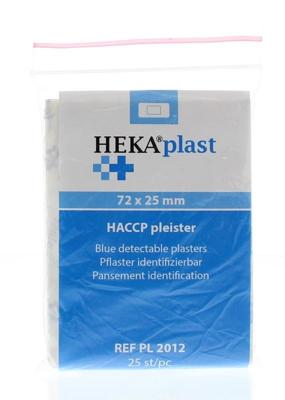 Heka Pleisters blauw 72 x 25mm 25 Stuks Heka Pleisters blauw 72 x 25mm 25 Stuks