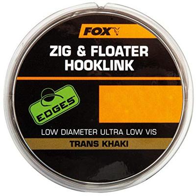 Fox Zig And Floater Hooklink Trans Khaki 100M 0.26 mm 10 lbs