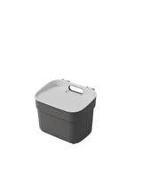 Curver ready to collect prullenbak GFT 5 liter donkergrijs-lichtgrijs - thumbnail