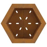 Vuurkorf Bruin 48 x 48 x 51 cm Cortenstaal - thumbnail