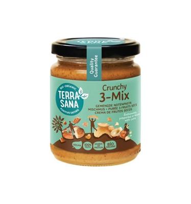 TerraSana 3-Mix crunchy notenpasta bio 250 Gram