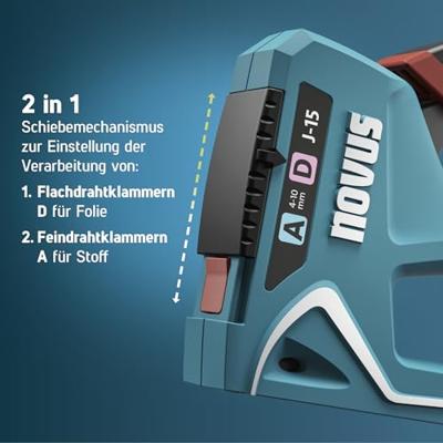 Novus Tools J-15 030-0457 Nietpistool Lengte nieten 4 - 10 mm Novus Tools J-15 030-0457 Nietpistool Lengte nieten 4 - 10 mm