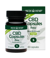 WediHemp CBD Capsules Raw 5% - thumbnail