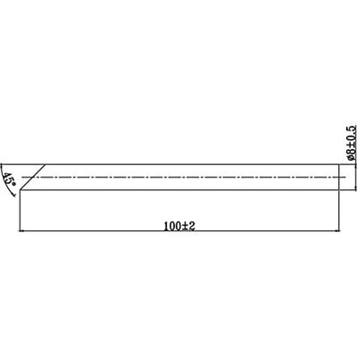 TOOLCRAFT Soldeerpunt Afgeschuind Grootte soldeerpunt 8 mm Inhoud: 1 stuk(s)