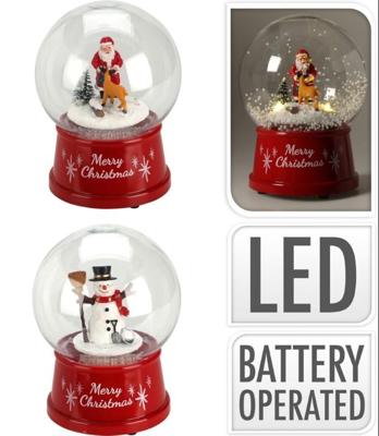 Water Globe W Xmas Scene 120 mm - Nampook