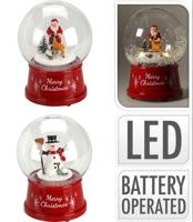 Water Globe W Xmas Scene 120 mm kerst Nampook - Nampook - thumbnail