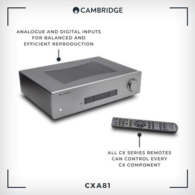 Cambridge Audio CX A81 MKii geintegreerde versterker - Grijs - thumbnail
