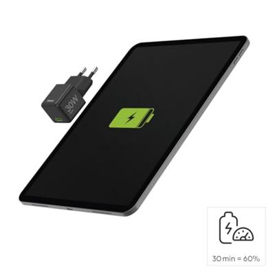 Hama Snellader 30W USB-C PD/QC/GaN Zwart Hama Snellader 30W USB-C PD/QC/GaN Zwart