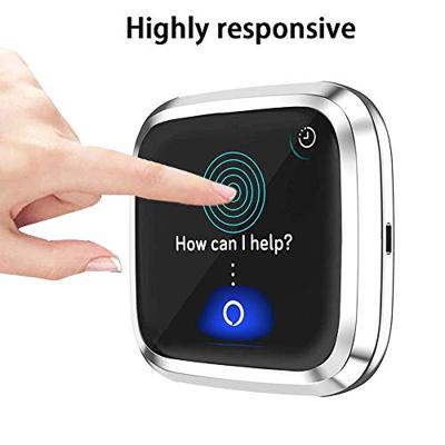 Fitbit Versa 2 Soft TPU case (volledig beschermd) - Zilver Fitbit Versa 2 Soft TPU case (volledig beschermd) - Zilver