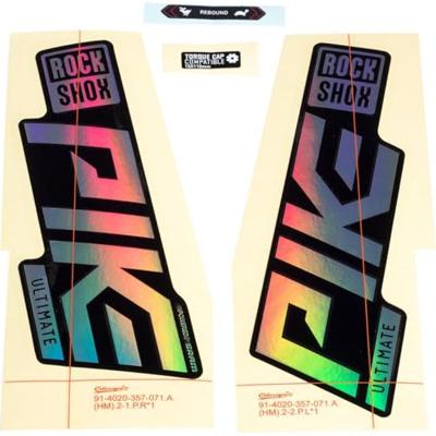 ROCKSHOX decor set "signatur series" decal set rs pike ult. rainbow