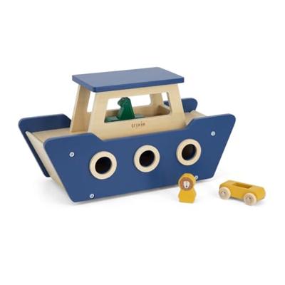 Trixie houten dieren veerboot