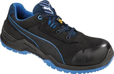 Puma Veiligheidsschoen | maat 45 zwart/blauw | S3 ESD SRC EN ISO 20345 | nubuckleer | 1 stuk - 64.422.0-45 64.422.0-45