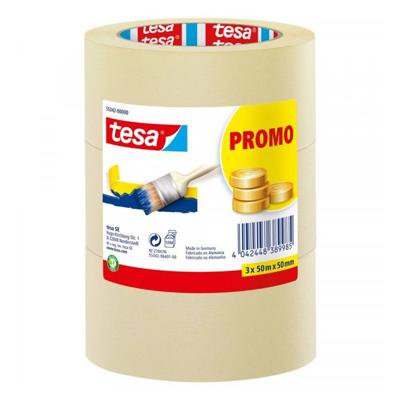 tesa Economy 55342-00000-00 Schilderstape Wit (l x b) 50 m x 50 mm 3 stuk(s)