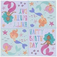 Zeemeermin Servetten Magic Happy Birthday (20st) - thumbnail
