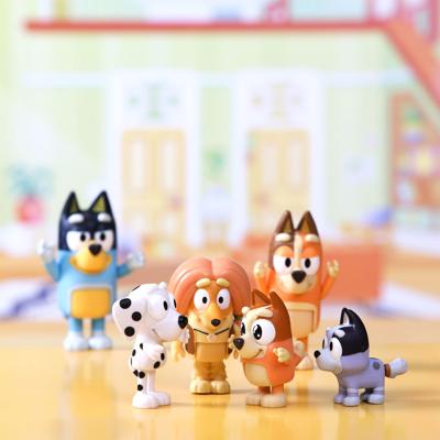 Spectron Bluey speelfiguren familie & vrienden, 8st. - thumbnail