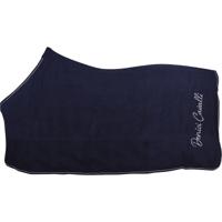 Zweetdeken Harry's Horse Denici Cavalli Taupe, 205 cm in donkerblauw - thumbnail