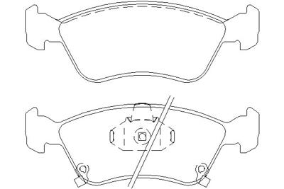 Remblokken set 2197502