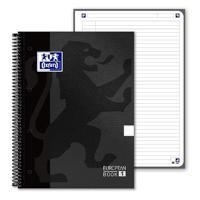 Oxford School Classic Europeanbook spiraalblok, ft A4+, 160 bladzijden, gelijnd, zwart - thumbnail