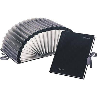 PAGNA Waaiermap 24211-04 24211-04 Hardkarton Zwart DIN A4 Aantal vakken: 20 A-Z