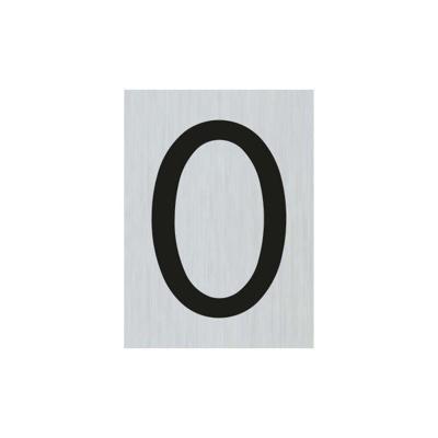 Deco route alu picto cijfer 0 60x44 mm Pickup - Pickup