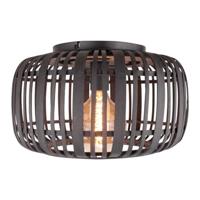 Freelight Plafondlamp Treccia Rotan Ø 40 cm zwart - thumbnail