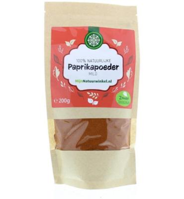 MijnNatuurwinkel Paprika poeder 200 Gram MijnNatuurwinkel Paprika poeder 200 Gram