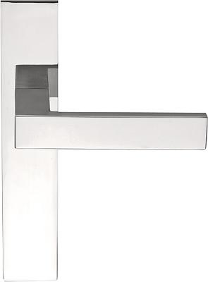 Formani Square LSQIVP236SFC deurkruk ongeveerd op schild blind - gepolijst RVS