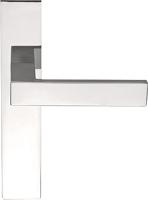 Formani Square LSQIVP236SFC deurkruk ongeveerd op schild blind - gepolijst RVS - thumbnail