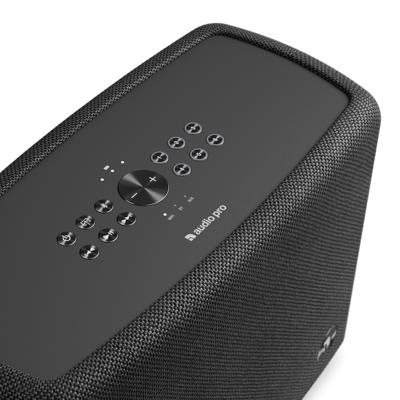 Audio Pro A15 W-Series Draagbare Smart Multiroom Wifi speaker Zwart