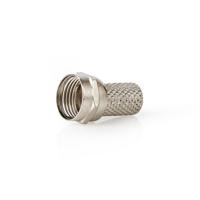 Nedis F-Connector | Male | Twist-On | 7.4 mm | Zilver | 25 Stuks | 1 stuks - CSVC41902ME CSVC41902ME - thumbnail