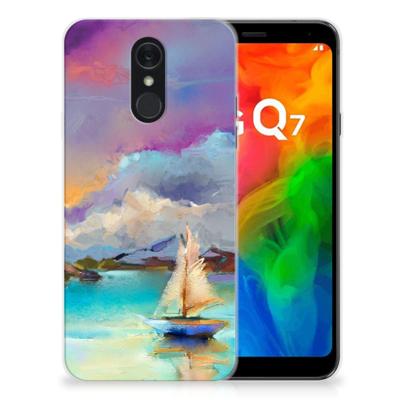 Smartphone hoesje LG Q7 Boat