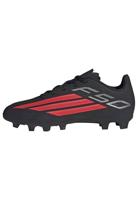 adidas F50 Club Gras / Kunstgras Voetbalschoenen (MG) Kids Zwart Rood Donkergrijs - thumbnail