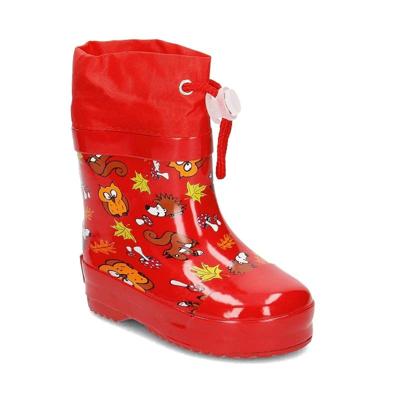 Playshoes regenlaarzen Bosdieren Rood-27