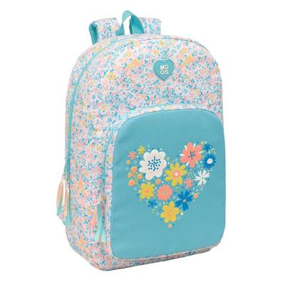 Schoolrugzak Moos Fiori Multicolour 30 x 46 x 14 cm