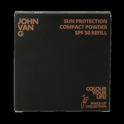 John van G Sun protection compact powder SPF50 refill 45 1 Stuks John van G Sun protection compact powder SPF50 refill 45 1 Stuks