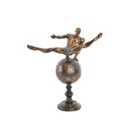 Decoratieve figuren DKD Home Decor Wereld Gouden Hars Gymnast Modern (29 x 16 x 33 cm) - thumbnail
